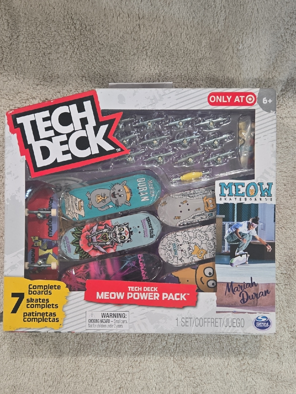 TECH DECK Meow Power Pack Fingerboard Set - Multi-Color - NEW IN PACKAGING
